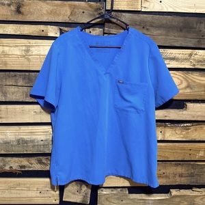 FIGS Women’s Catarina‎ One-Pocket Scrub In Ceil Blue Size XXL